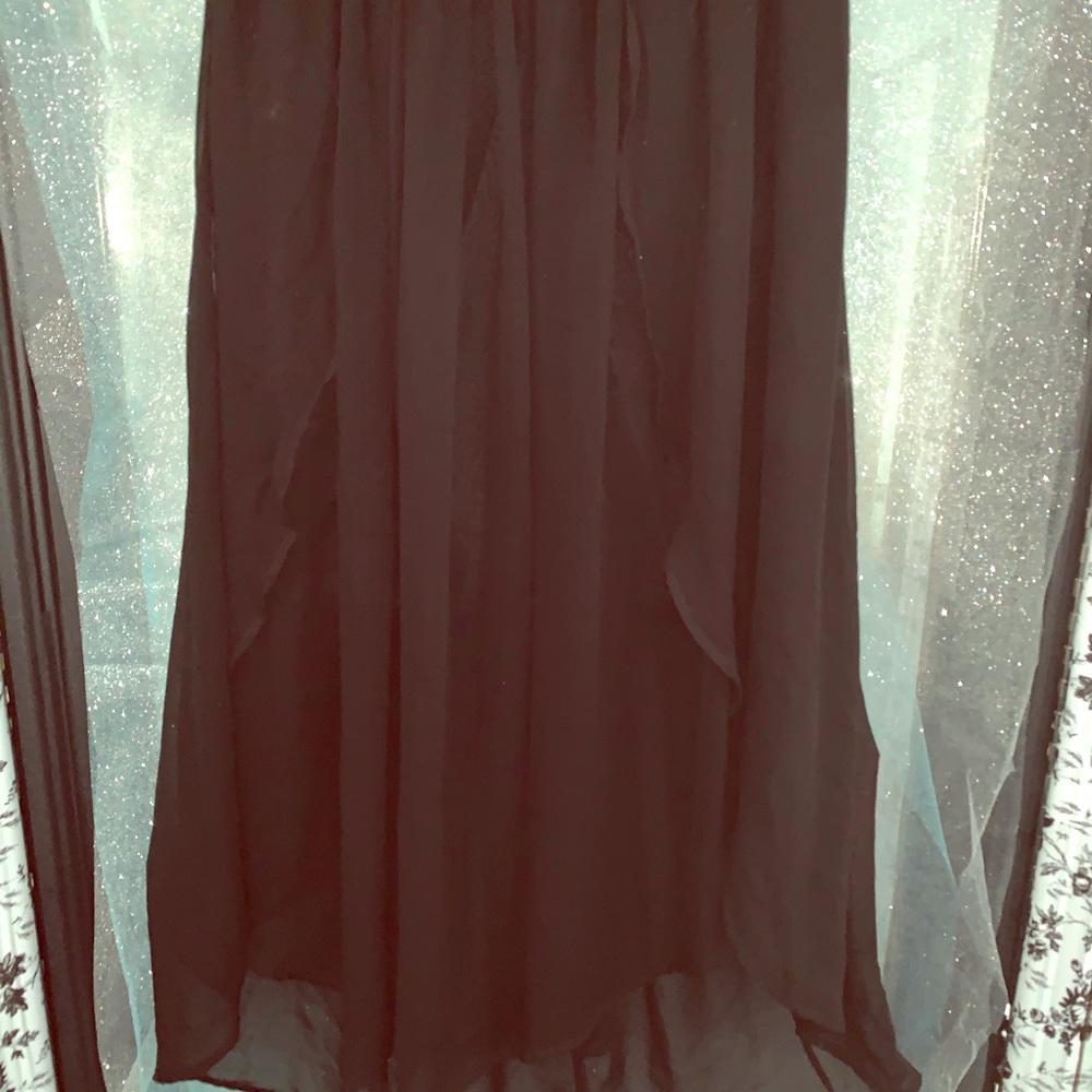 Sheer Black Maxi Skirt💎⚫️✨✨